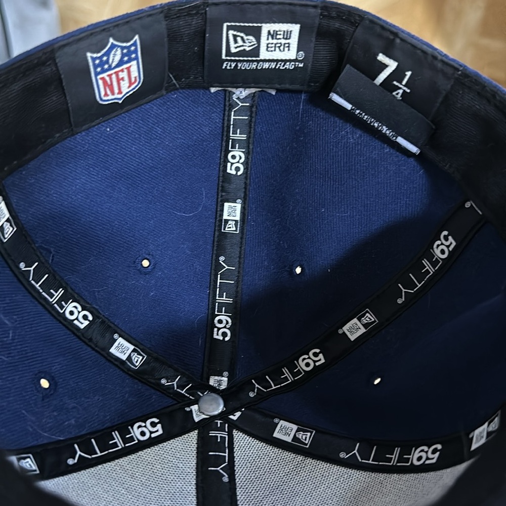 New Era Seattle Seahawks fitted hat 7 1/4 - Picture 4 of 4